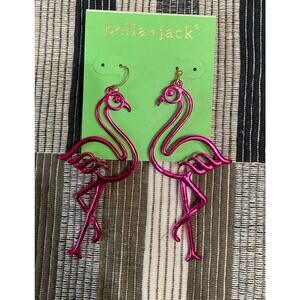 Fashion Earrings Flamingo Pink Hook